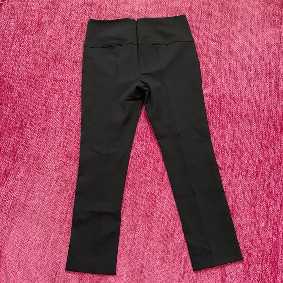 Veronica Beard Back Zip Scuba Pants Ankle Length Black Size 6 - Picture 5 of 13